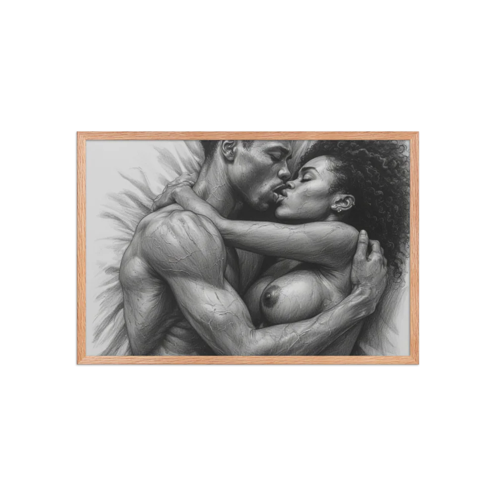 Erotic art Enhanced Matte Paper Framed Poster (in)