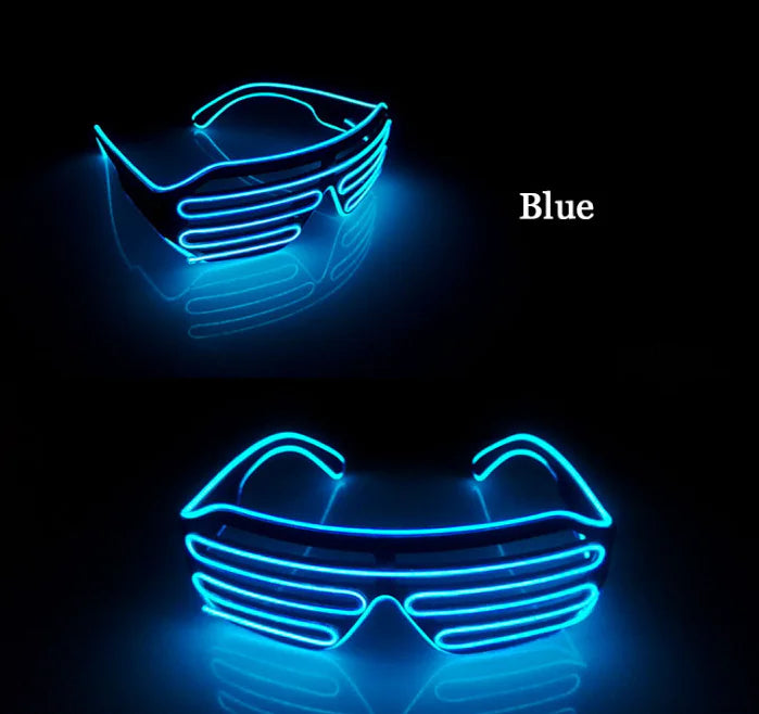 Performing Glasses with Shutter Light Effect