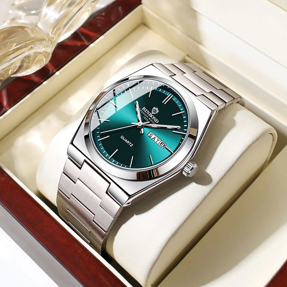 Men's Stainless Steel Quartz Watch