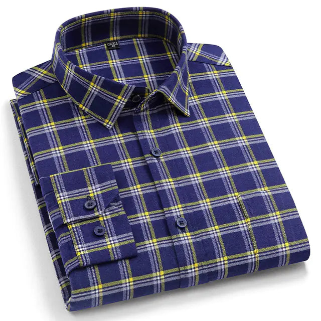 Men's Cotton Shirt - Casual and Stylish for Office Wear