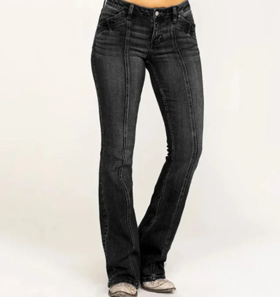 Slim Horn Washed Jeans