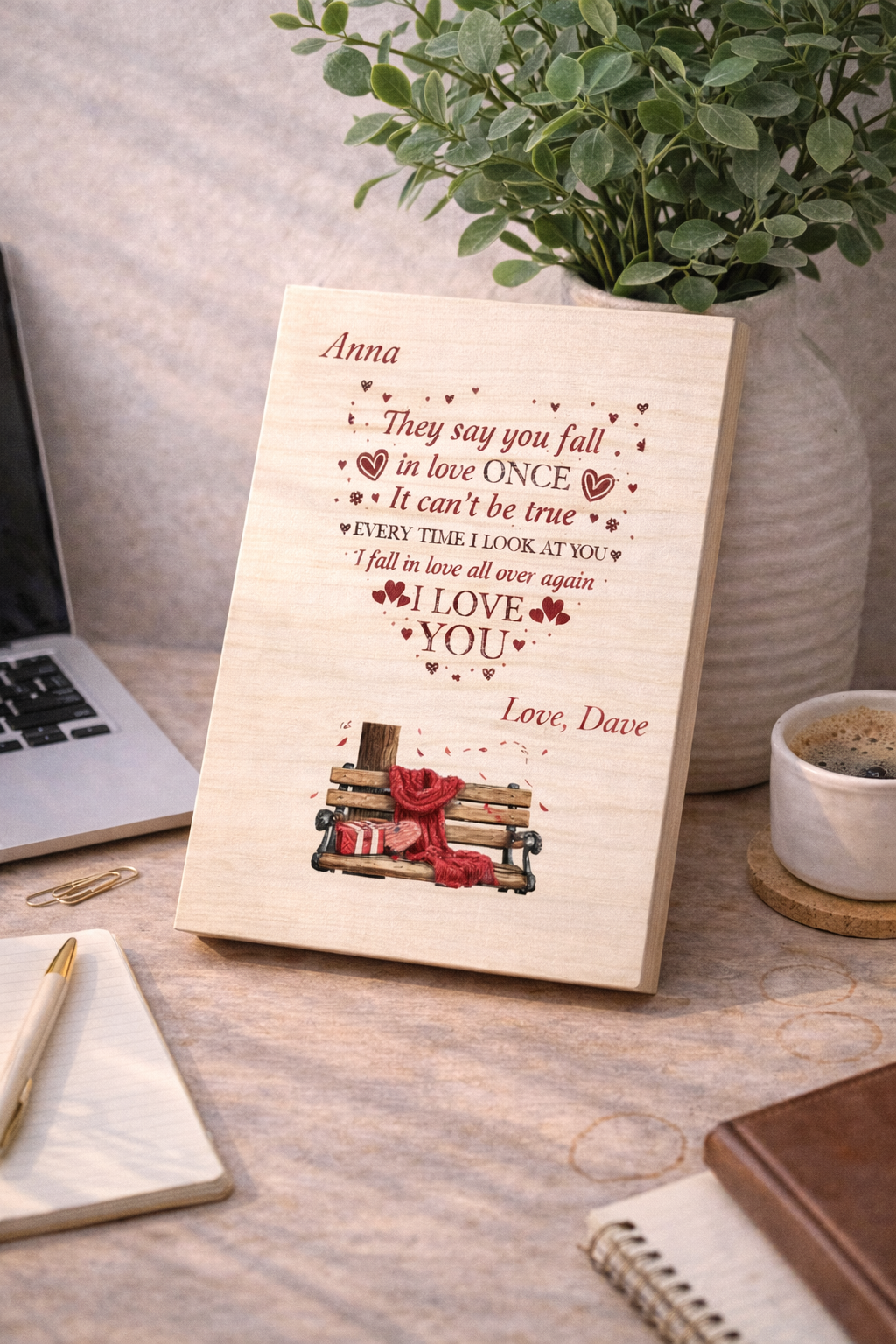 Personalize this Wood Print!