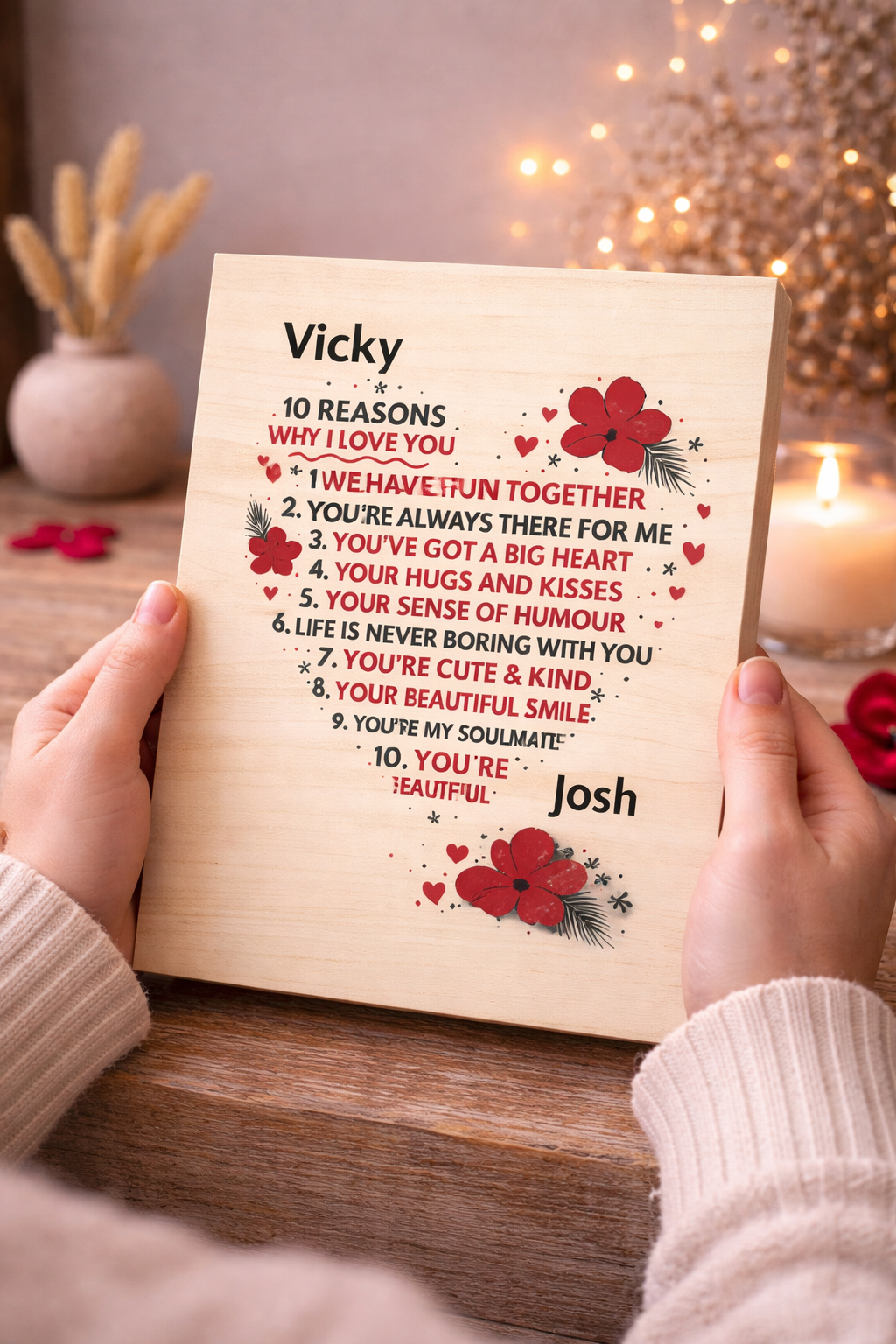 Personalize this Wood Print!