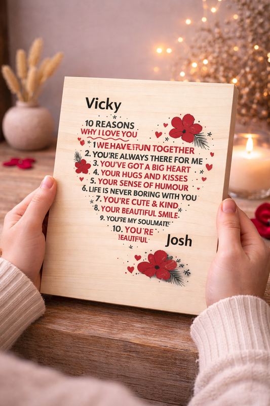 Personalize this Wood Print!