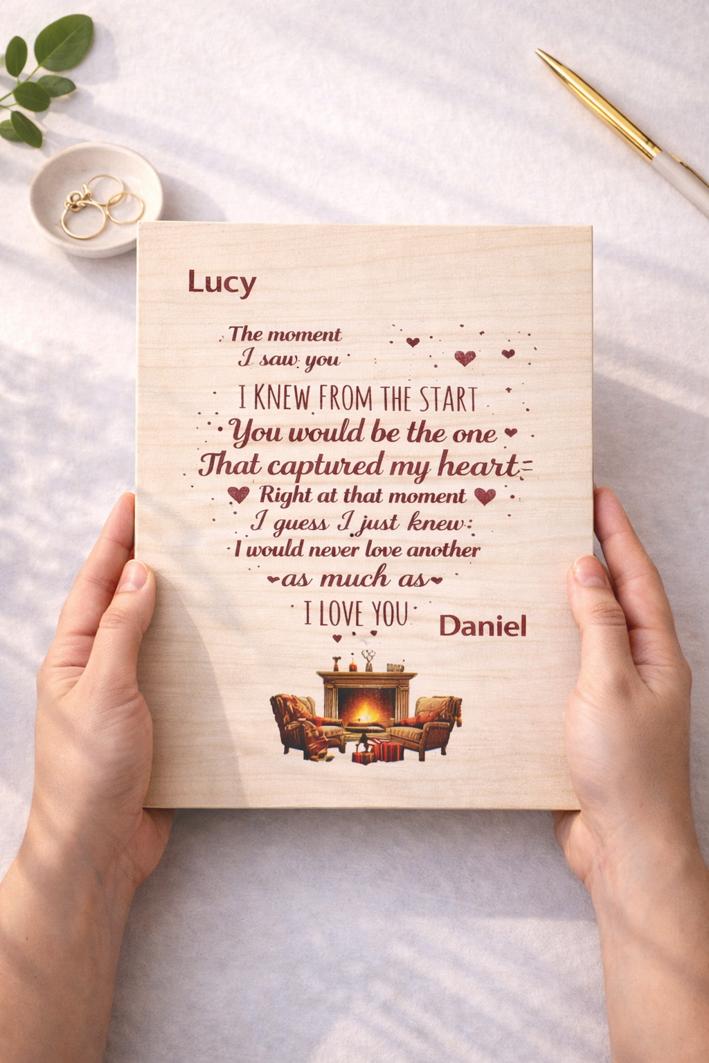 Personalize this Wood Print!