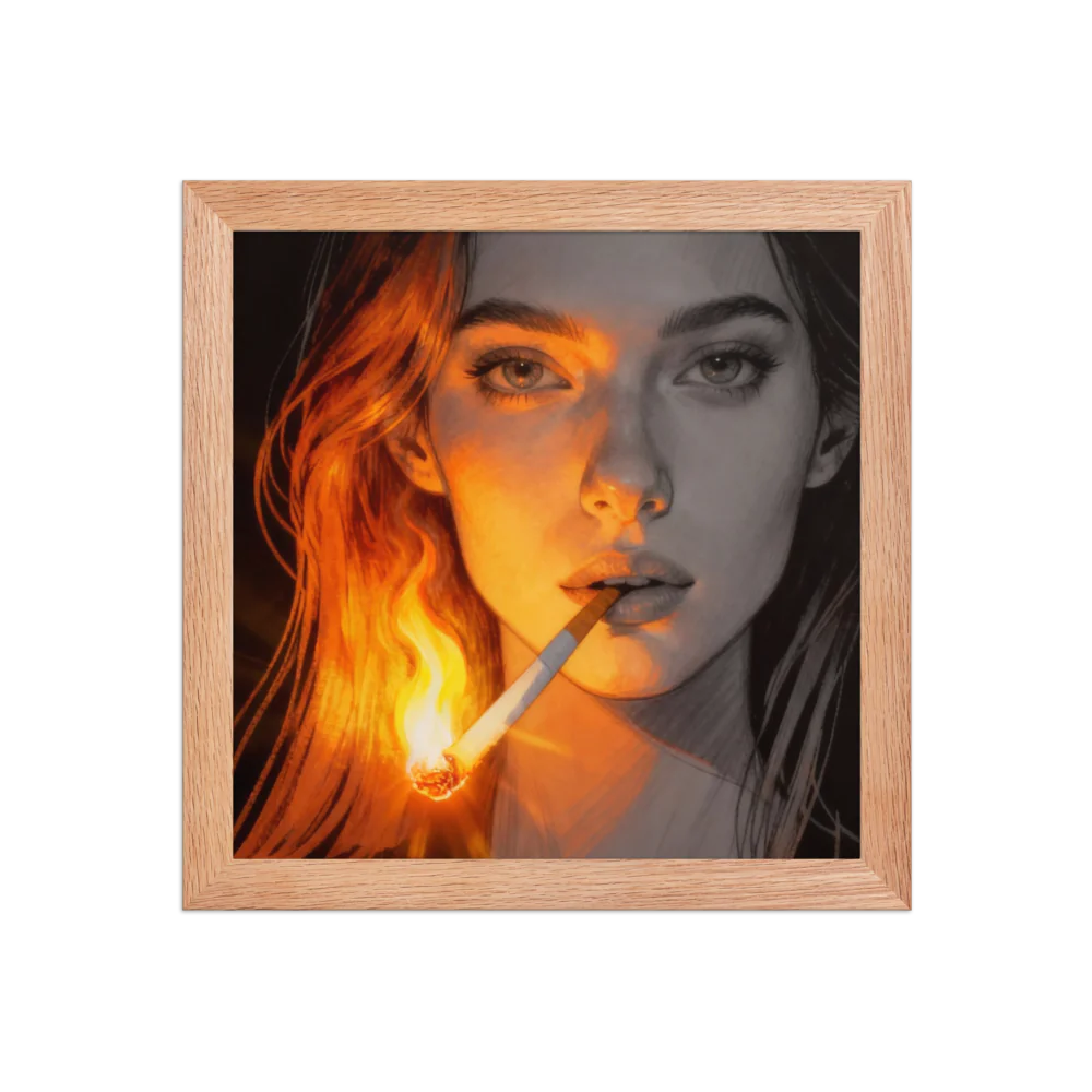 Illuminated Smoke Wall Art