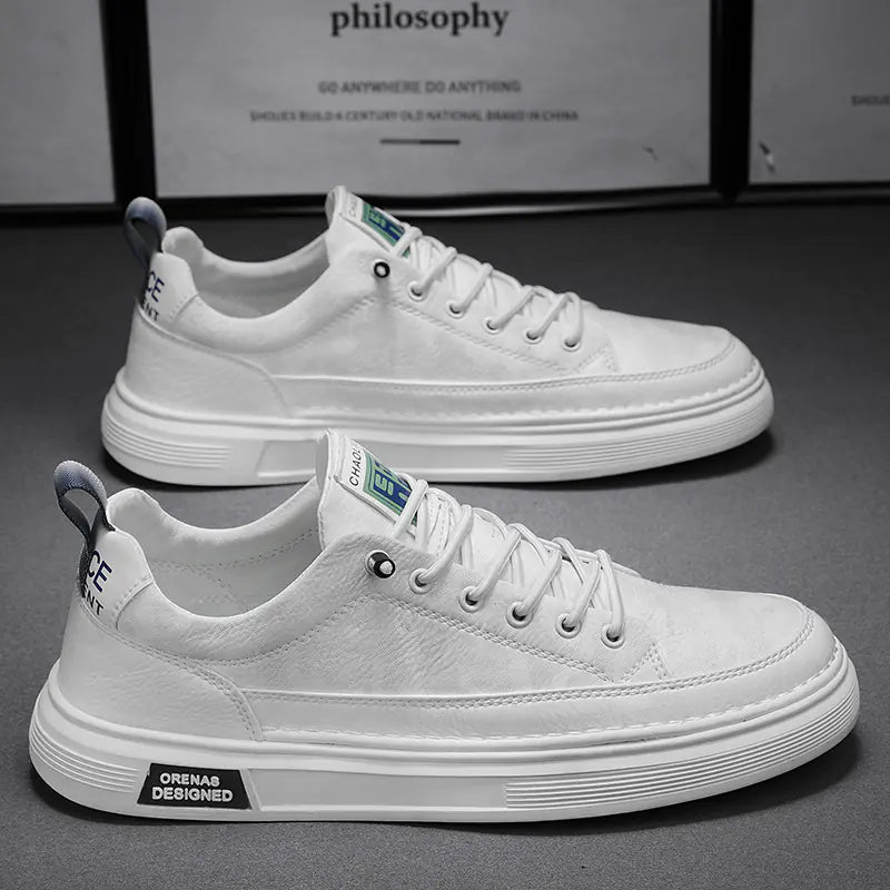 Men's Black Casual Slip-On Sneakers