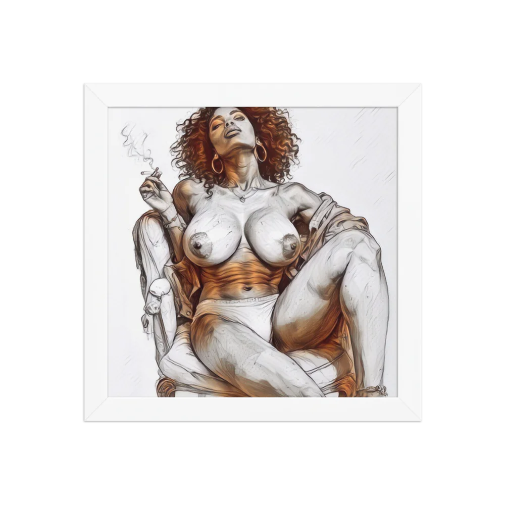 Erotic art on Enhanced Matte Paper Framed Poster (in)
