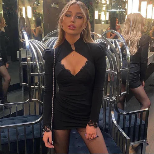 Women's Lace Hollow Dress