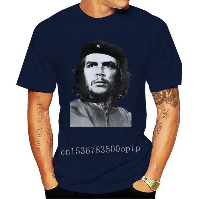 Retro Cotton T-Shirt Ernesto Che Guevara for Men