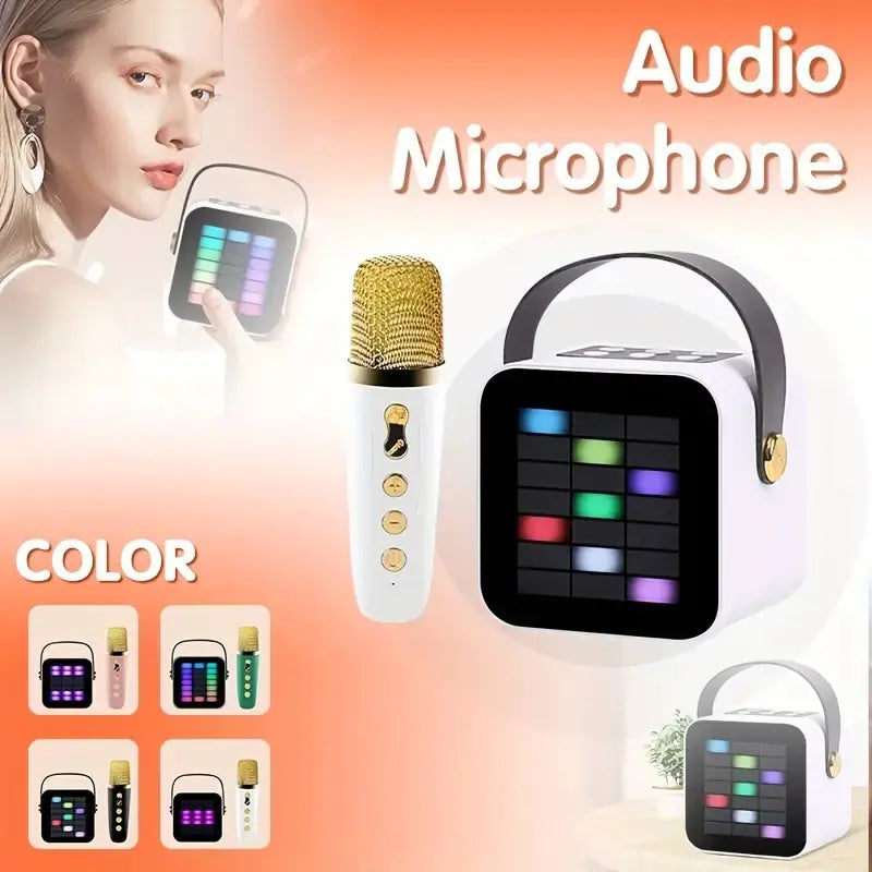 Home Karaoke Speaker System with Wireless Microphone
