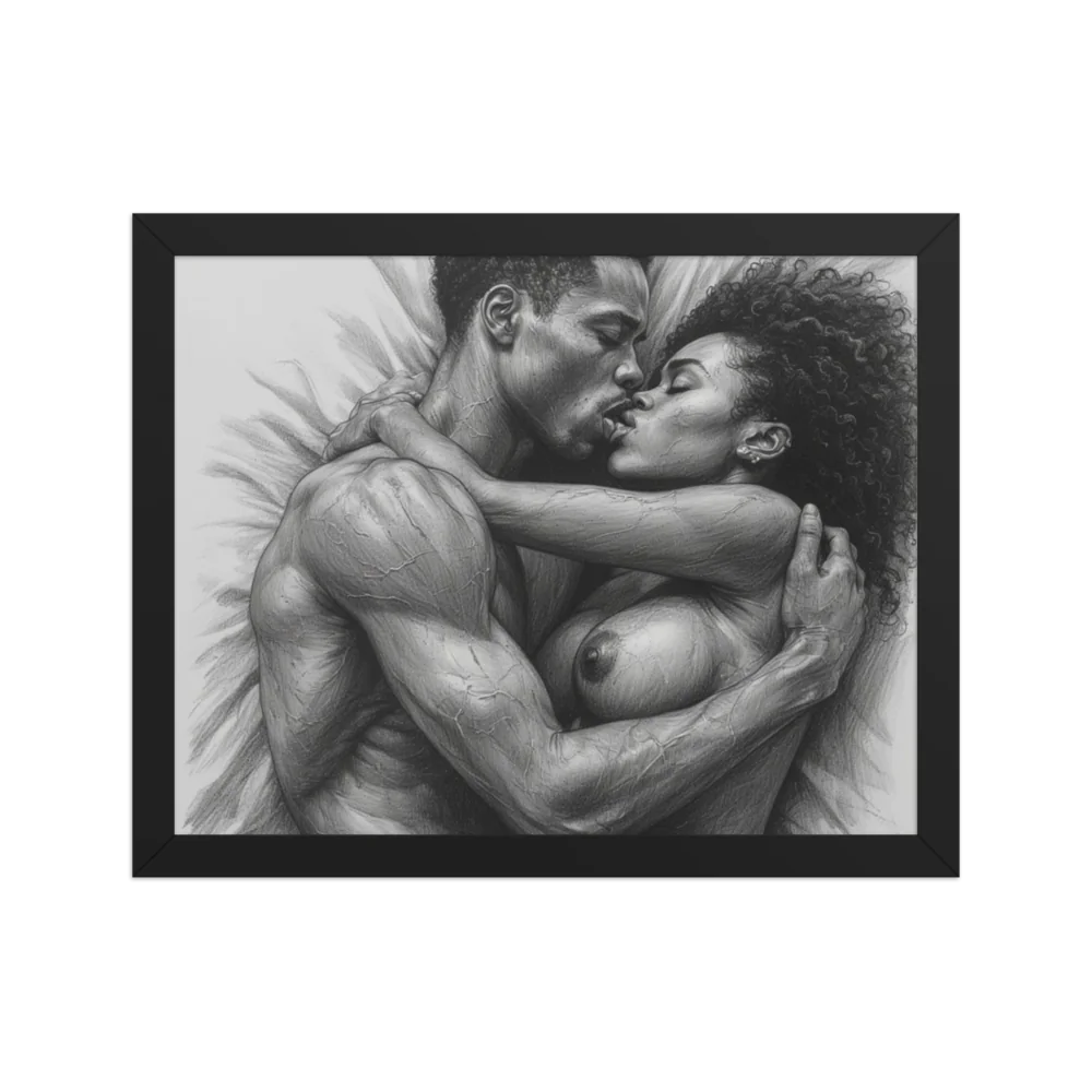Erotic art Enhanced Matte Paper Framed Poster (in)