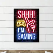 Gamer Quotes Canvas Poster Wall Art Decor (11.8"x15.7")