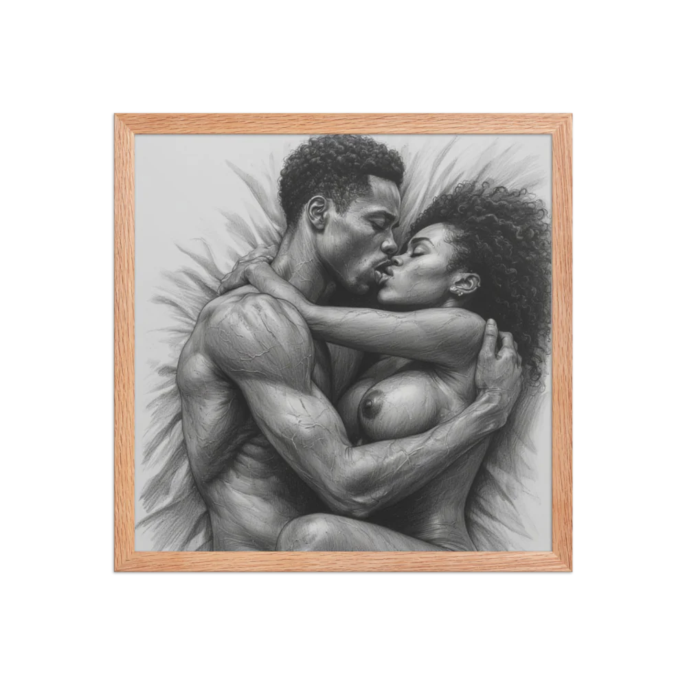 Erotic art Enhanced Matte Paper Framed Poster (in)