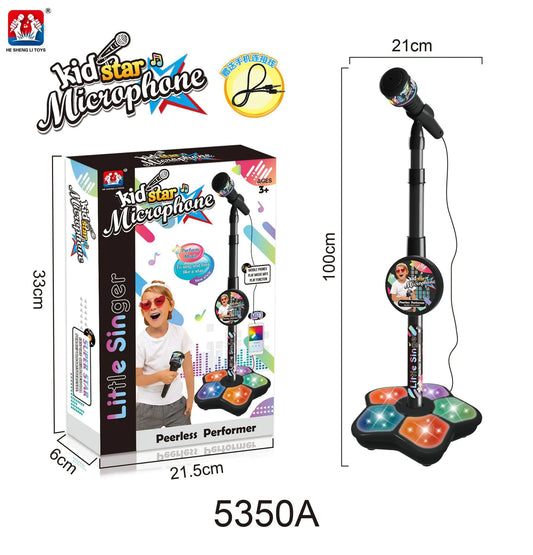 Children's Karaoke Microphone with Stand Toy